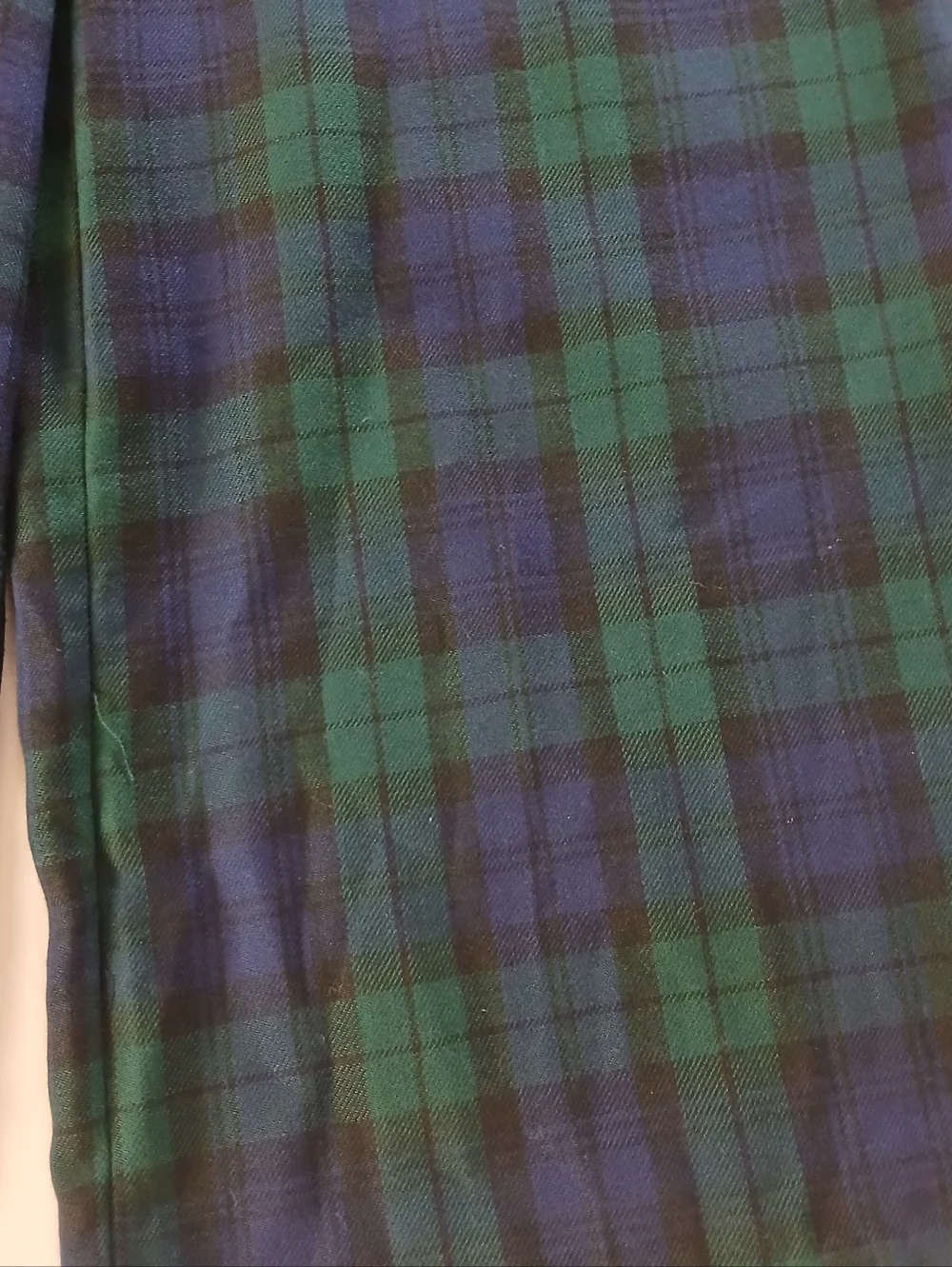 NWT New Boohoo Plaid High Waisted Cropped Pants - Picture 3 of 7